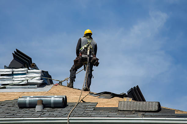 Professional Gutter Installation technician working in Liberty Lake, WA